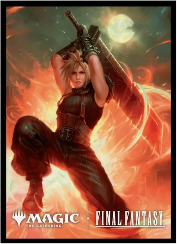 Ultra PRO - Final Fantasy x Universes Beyond Cloud, Midgar Mercenary (Commander) 100ct Deck Protector Sleeves for Magic: The Gathering | Trading Card Accessories, Collectible Card Game Gear