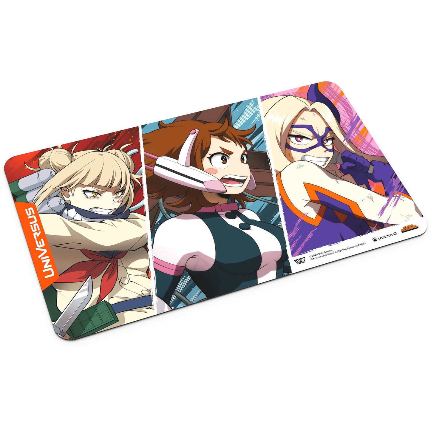 UNIVERSUS CCG: MY HERO ACADEMIA SERIES 7: GIRL POWER: OCHACO AND MT.LADY AND TOGA PLAYMAT