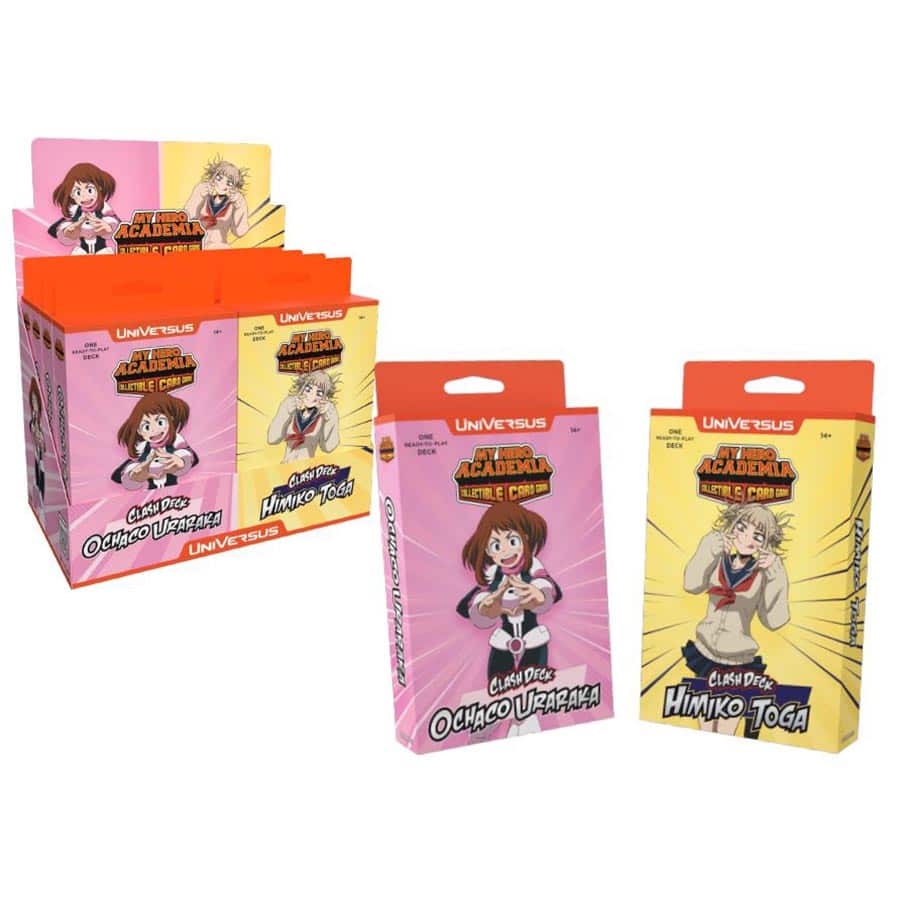 MY HERO ACADEMIA COLLECTIBLE CARD GAME: SERIES 6: JET BURN CLASH DECKS DISPLAY BOX