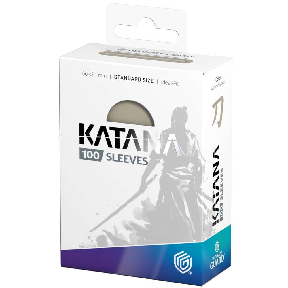 Ultimate Guard Katana Card Sleeves, 100 Standard Size TCG Sleeves, 66 x 91mm, Autumn Moon Back, Tournament Sleeves, No PVC & Acid-Free, High Clarity