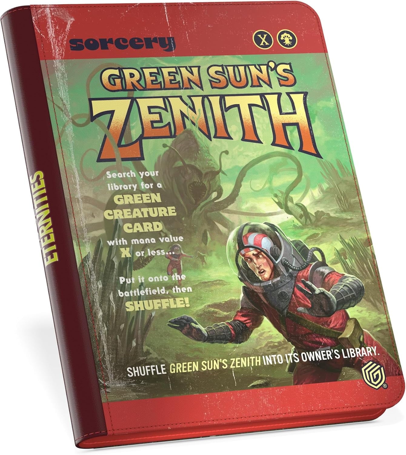 Ultimate Guard - Zipfolio 360 Xenoskin - Magic: The Gathering - Edge of Eternities - Green Sun’s Zenith