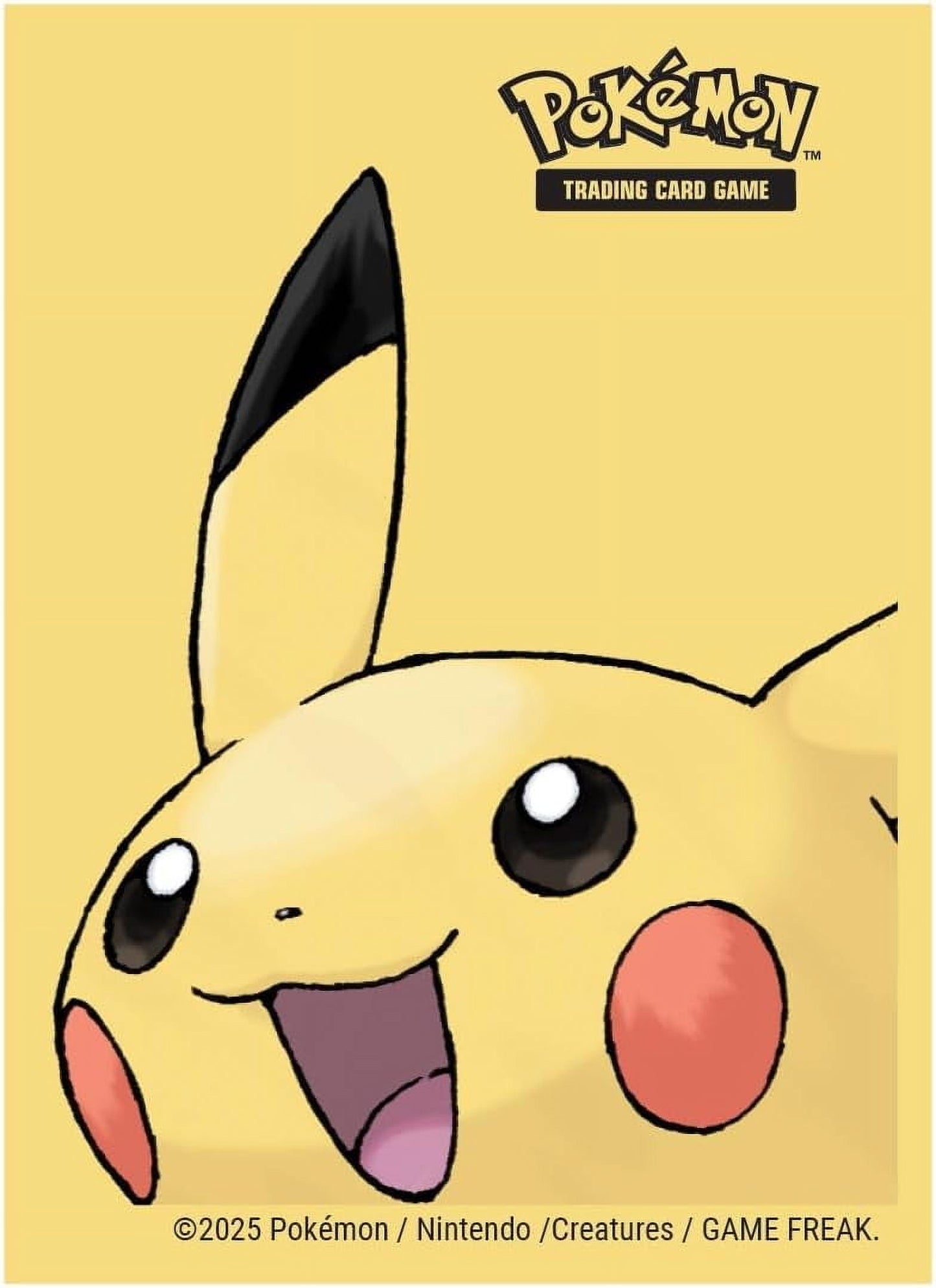 Ultra PRO - 2025 Pikachu Edition 65ct. Deck Protector Sleeves for Pokémon Cards & Standard Size Cards, Protect Your Gaming Cards and Collectible Cards
