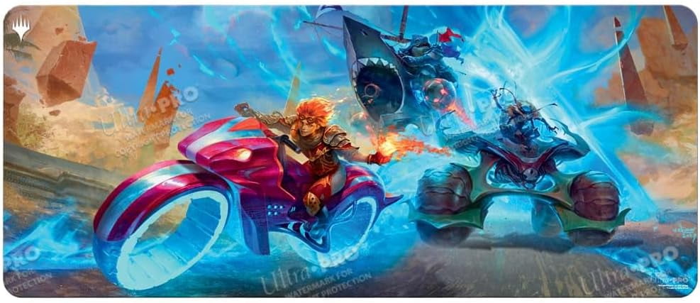 Ultra PRO - Aetherdrift Chandra Leading The Pack 6ft Table Playmat for Magic: The Gathering, Use as Mousepad, Desk Mat, Protects MTG Cards During Gameplay, TCG Trading Card Games