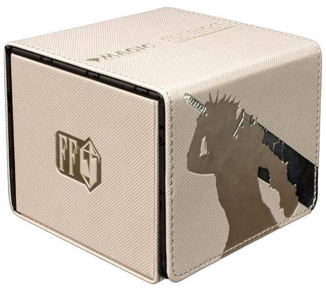 Ultra Pro - Final Fantasy x Universes Beyond Cloud, Ex-SOLDIER Premium Alcove Edge Deck Box for Magic: The Gathering | Trading Card Accessories, Collectible Card Game Gear, Fantasy Gaming Supplies