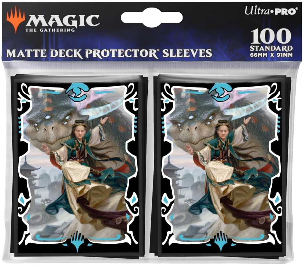 Ultra PRO - Tarkir Dragonstorm Shiko and Narset, Unified (Jeskai Striker Commander Deck) 100ct Deck Protector Sleeves for Magic: The Gathering | Magic Gathering Accessories MTG Card Protection TCG