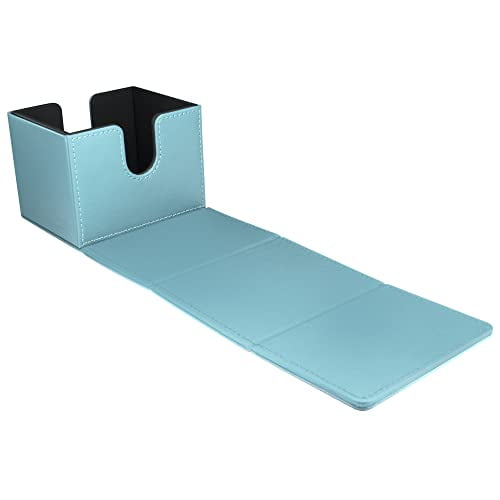 Ultra Pro - Vivid Alcove Edge Deck Box (Light Blue) - Stores & Protects Up To 100 Standard Size Collectible Cards, Baseball Cards, Gaming Cards, Sports Cards or Any Standard Size Cards In Collections