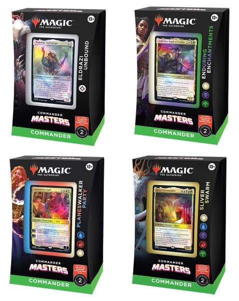 Magic: The Gathering - Commander Masters Commander Deck Display - All Collectors Emporium NY Magic: The Gathering - Commander Masters Commander Deck Display - All Collectors Emporium NY