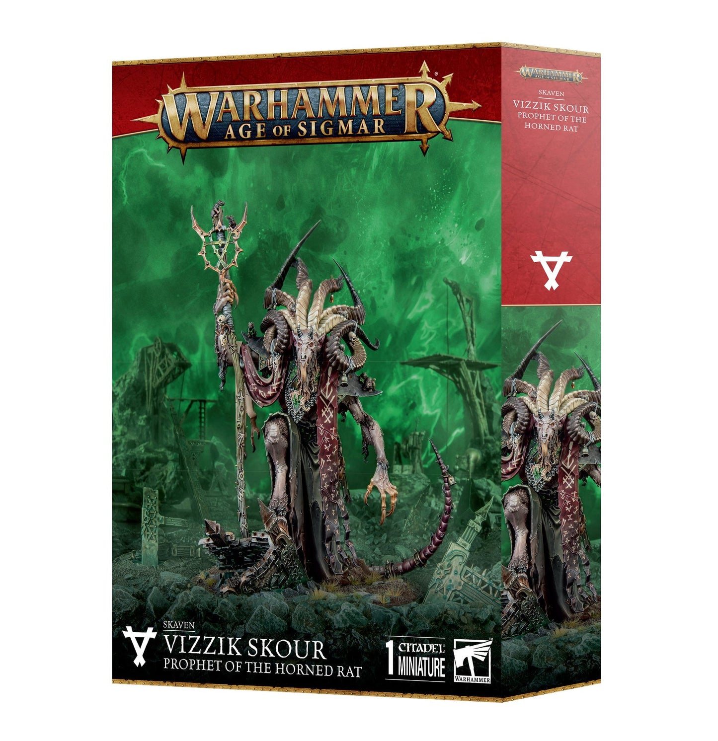 Games Workshop - Warhammer Age of Sigmar - Skaven - Vizzik Skour Prophet of the Horned Rat