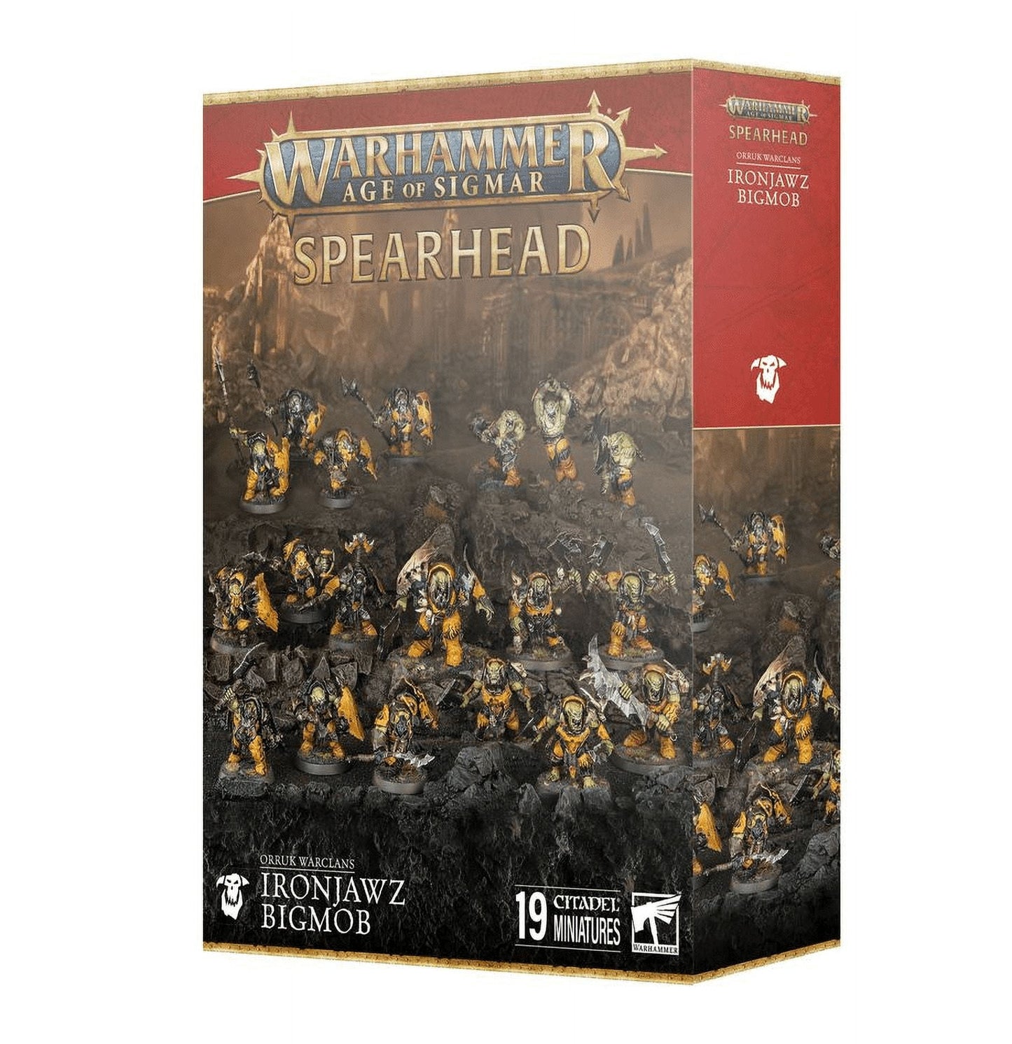 Games Workshop - Warhammer Age of Sigmar - Orruk Warclans - Spearhead Irownjawz Bigmob