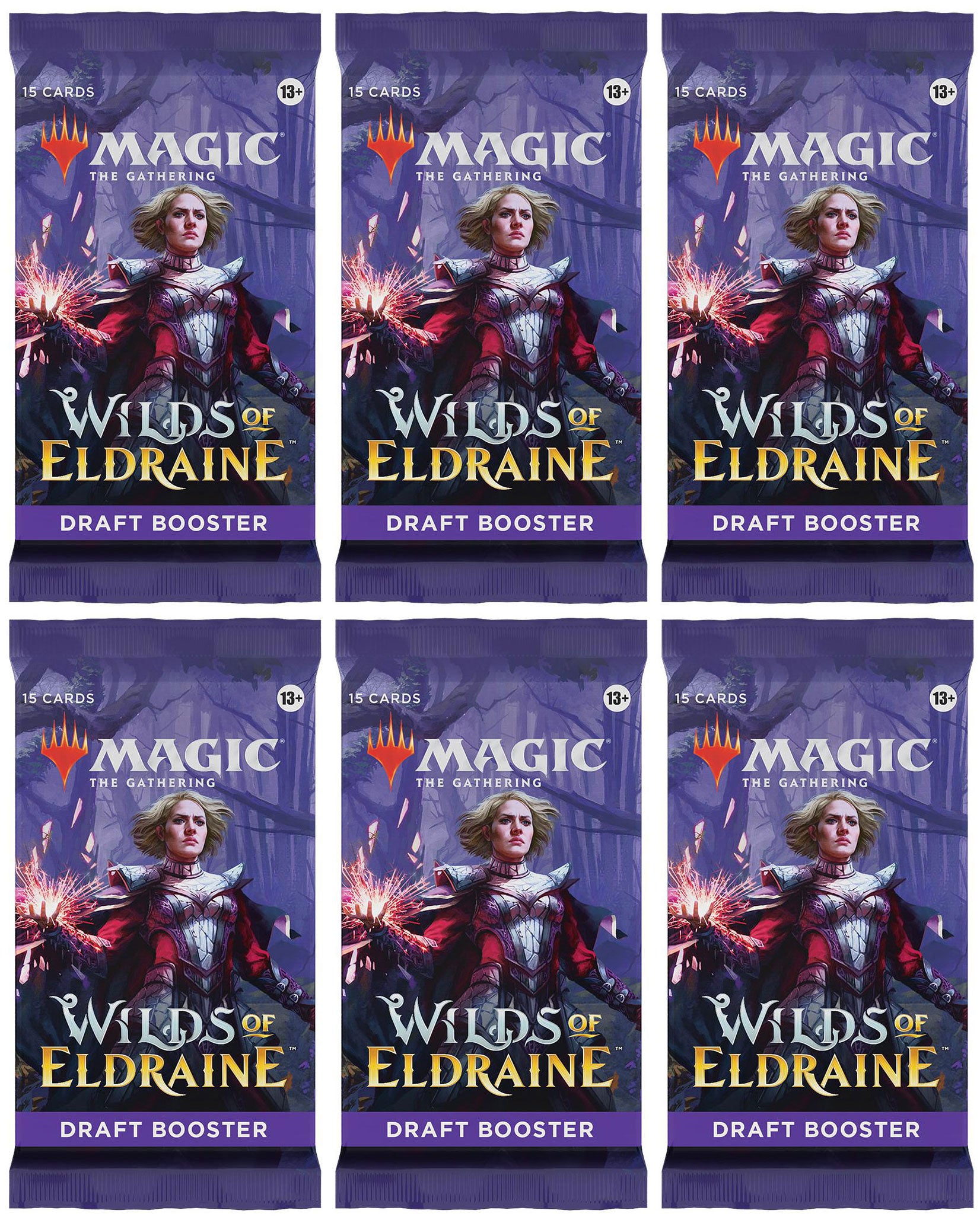6 Packs MTG Draft Booster Pack Lot MTG Wilds of Eldraine Collectors Emporium NY 6 Packs MTG Draft Booster Pack Lot MTG Wilds of Eldraine Collectors Emporium NY