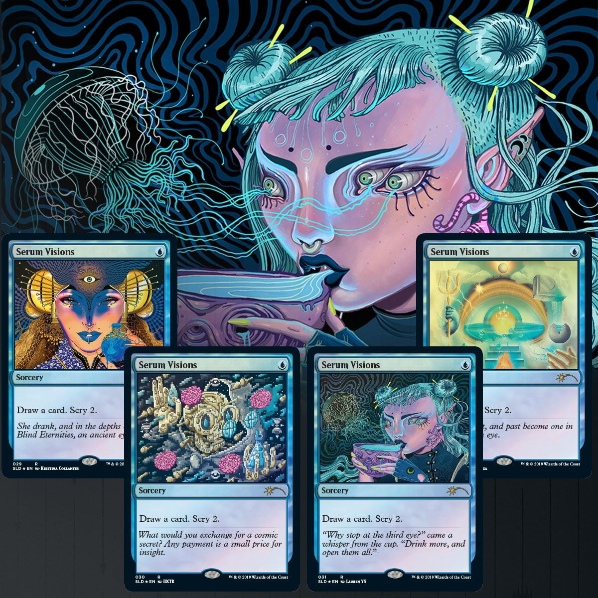 Magic the Gathering Secret Lair Drop Series: Seeing Visions