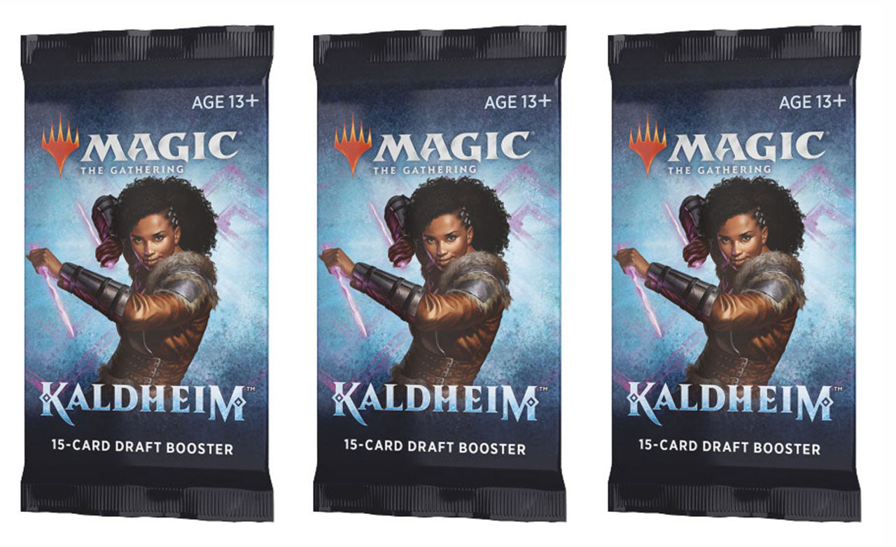 3 Packs MTG Draft Booster Pack Lot MTG Kaldheim