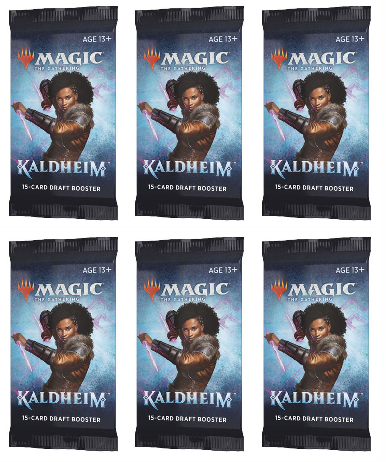 6 Packs MTG Draft Booster Pack Lot MTG Kaldheim
