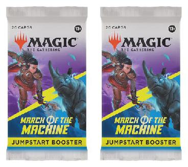 2 Packs MTG Jumpstart Booster Pack Lot MTG March of the Machine