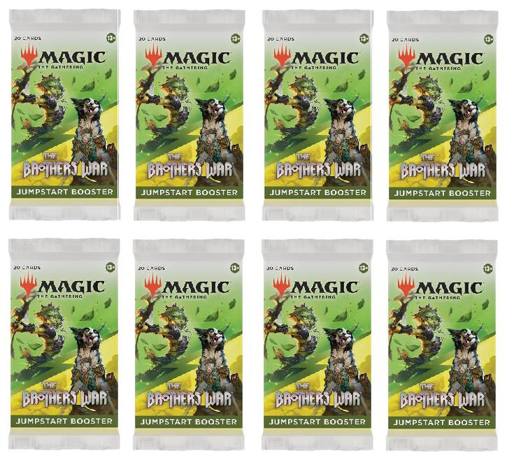8 Packs Magic: the Gathering Jumpstart Booster Pack Lot MTG The Brothers War