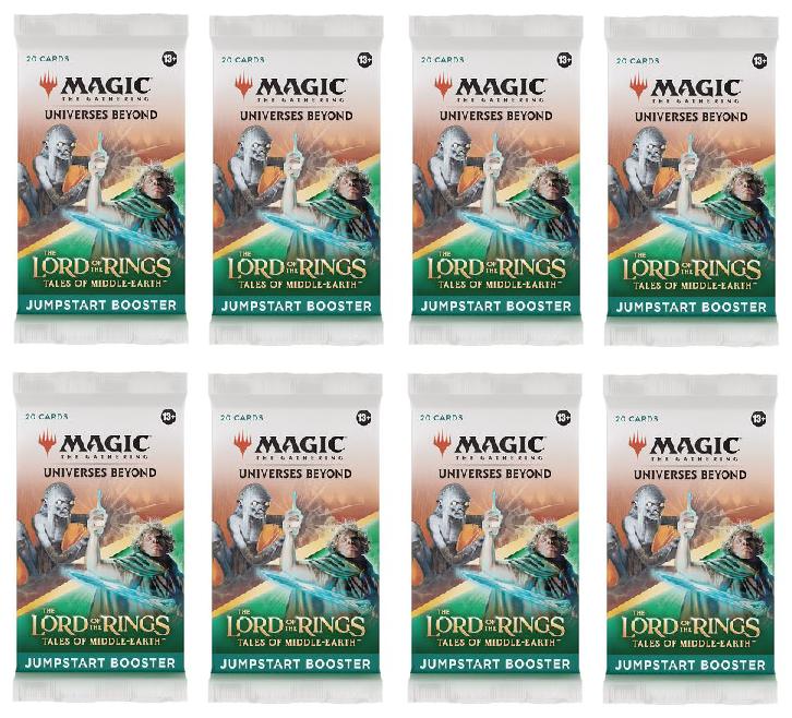 8 Packs Magic: the Gathering Jumpstart Booster Pack Lot MTG The Lord of th Rings Tales of the Middle-earth