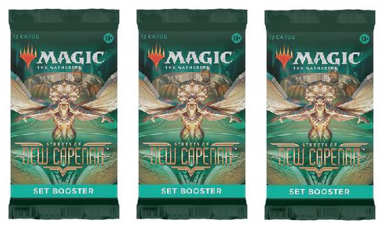 3 Packs MTG Set Booster Pack Lot MTG Streets of New Capenna
