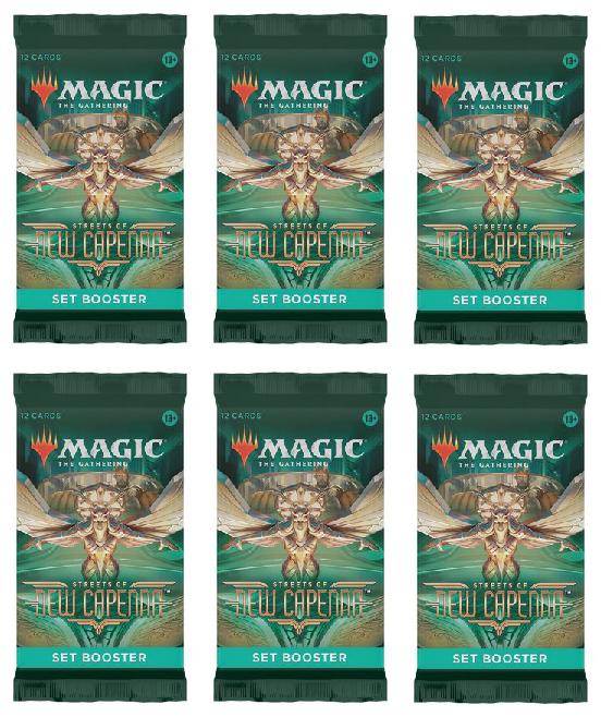 6 Packs MTG Set Booster Pack Lot MTG Streets of New Capenna