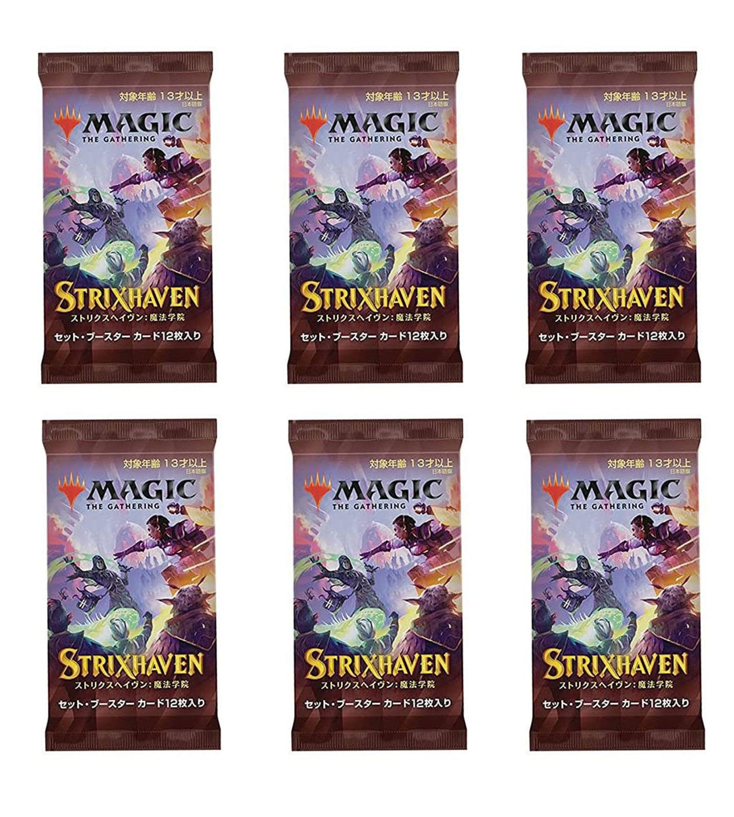 6 Packs MTG Set Booster Pack Lot MTG Strixhaven Japanese