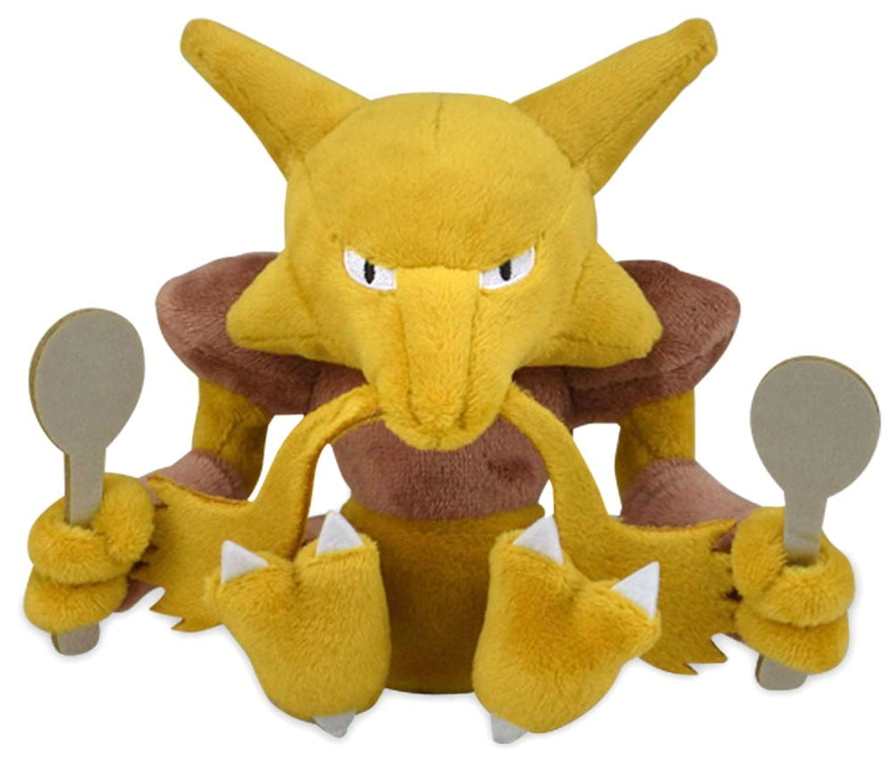 Pokemon Center: Sitting Cuties: Alakazam Plush # 65 - Generation 1 - 6 In