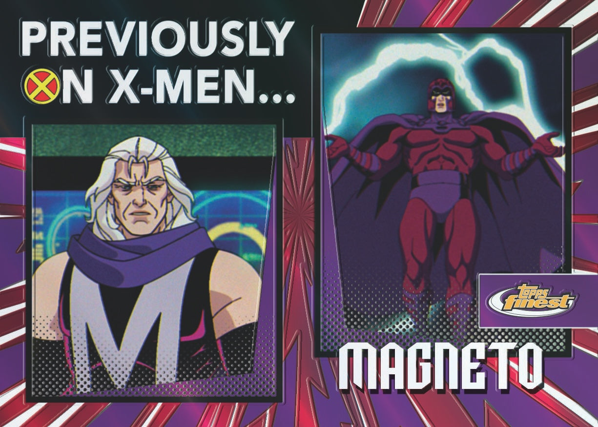 2025 Topps Finest Marvel X-Men '97 Trading Cards Hobby Box