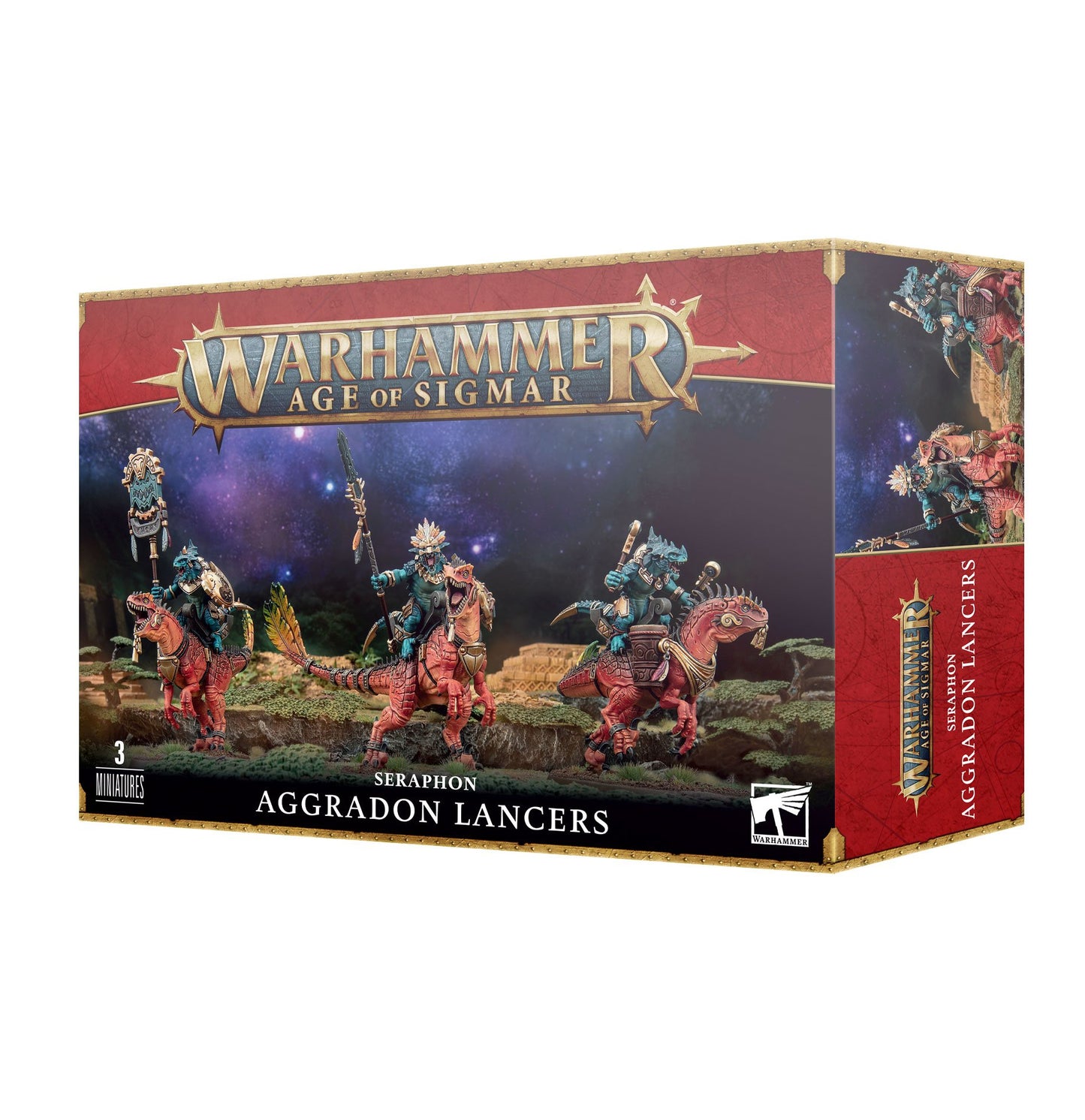Games Workshop - Warhammer Age of Sigmar - Seraphon - Aggradon Lancers