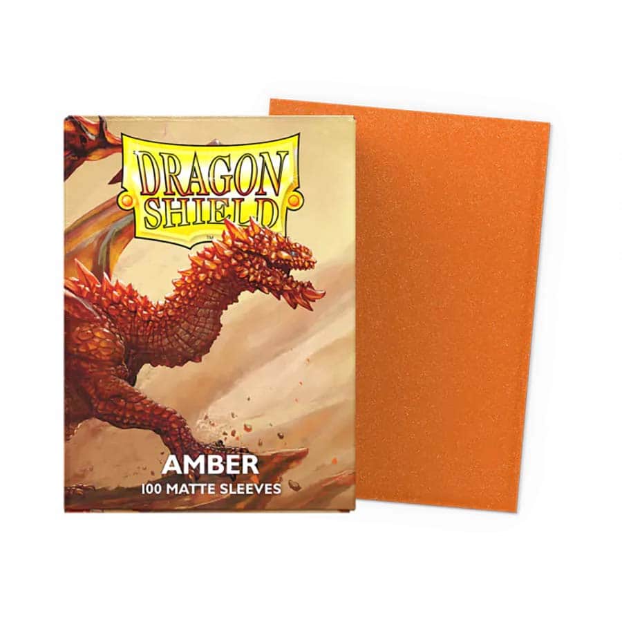 Dragon Shield Standard Sleeves: Matte Amber (100ct)