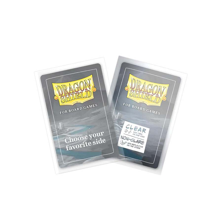 Dragon Shield: Board Game Sleeves: Clear Non-Glare: American Mini - 1 Pack