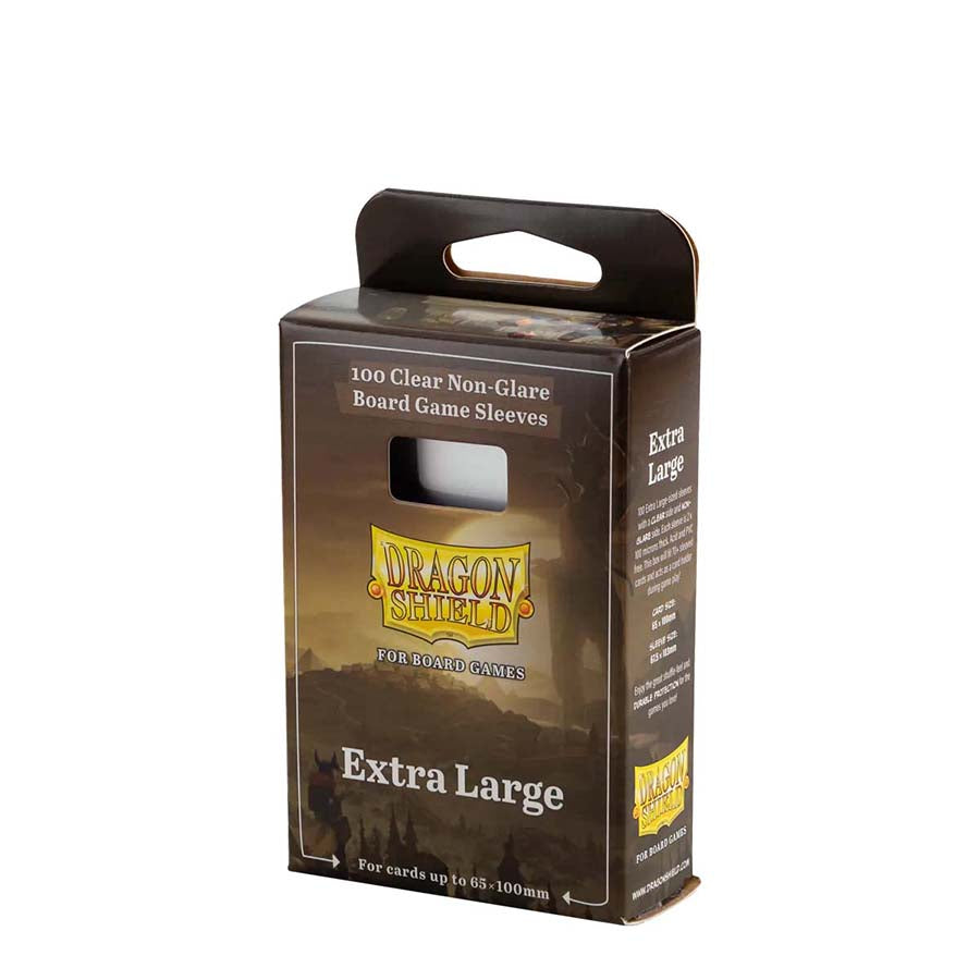 Dragon Shield: Board Game Sleeves: Clear Non-Glare: Extra Large - 1 Pack