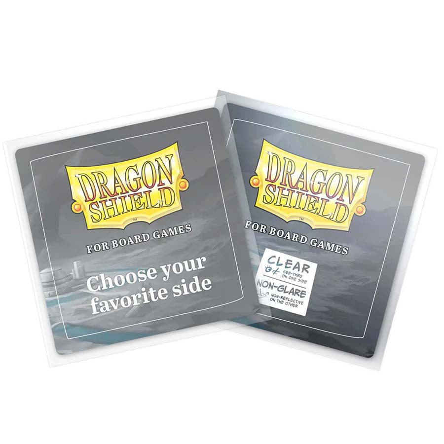 Dragon Shield: Board Game Sleeves: Clear Non-Glare: Square - 1 Pack