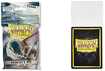 Dragon Shield 100ct Standard Card Sleeves - Perfect Fit Clear