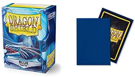 Dragon Shield 100ct Standard Card Sleeves - Matte Blue