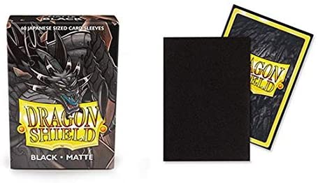 Dragon Shield 60ct Japanese Mini Card Sleeves - Matte Black