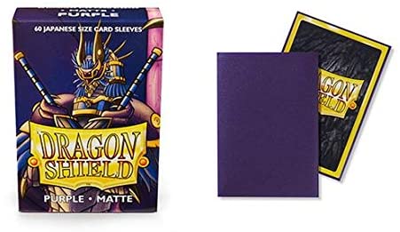 Dragon Shield 60ct Japanese Mini Card Sleeves - Matte Purple