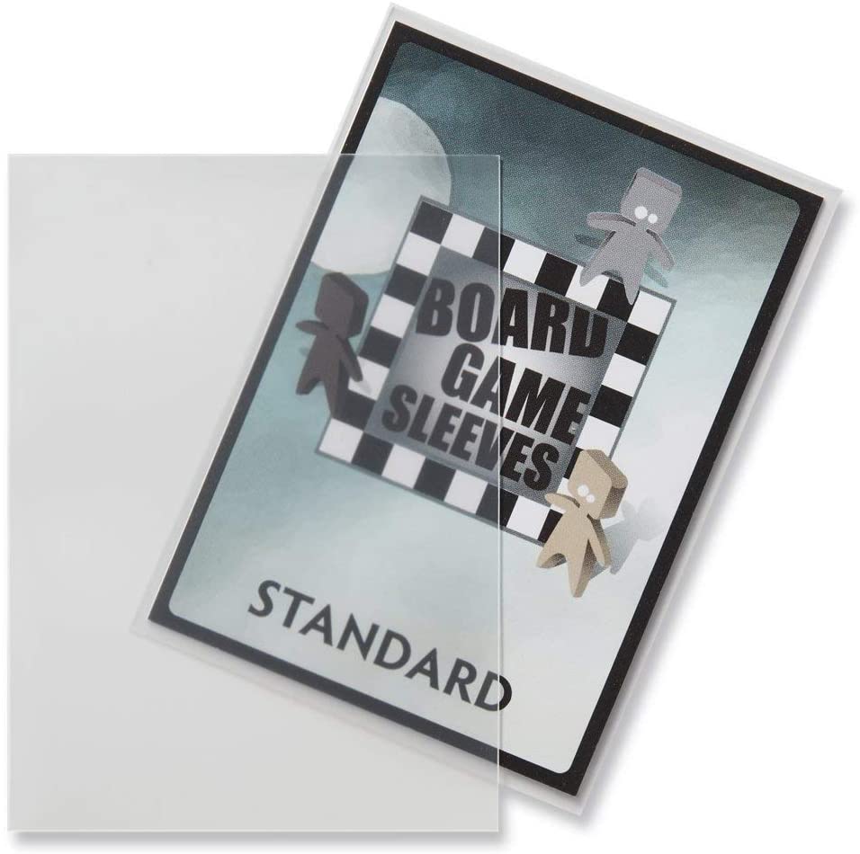 Arcane Tinmen 50ct Non-Glare Board Game Sleeves Display Case (10 Packs) - Standard