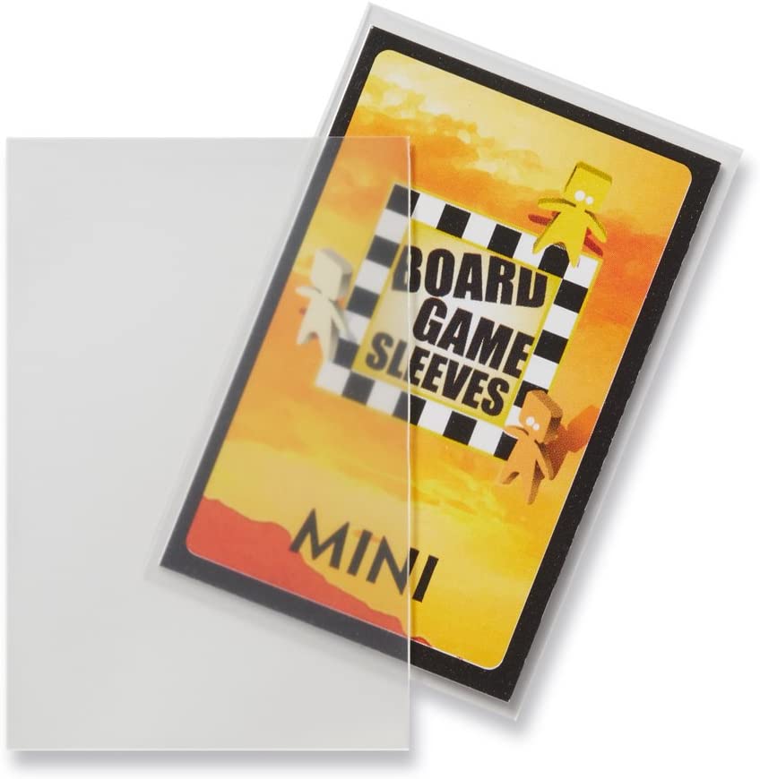 Arcane Tinmen 50ct Non-Glare Board Game Sleeves Display Case (10 Packs) - Mini