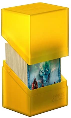 Ultimate Guard 80+ Boulder Deck Case - Amber