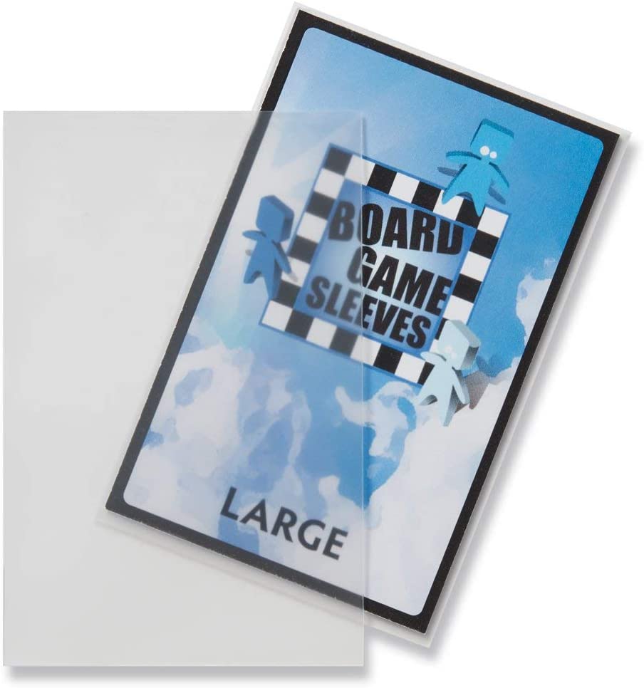 Arcane Tinmen 50ct Non-Glare Board Game Sleeves Display Case (10 Packs) - Large