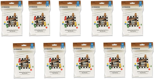 Arcane Tinmen 100ct Board Game Sleeves Display Case (10 Packs) - Oversize