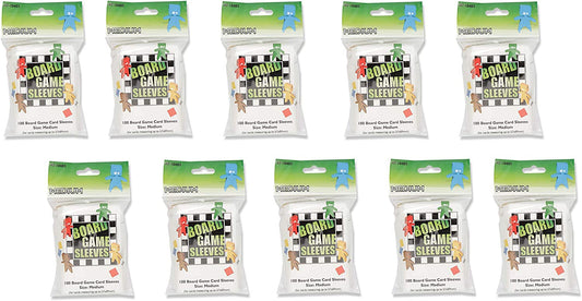 Arcane Tinmen 100ct Board Game Sleeves Display Case (10 Packs) - Medium