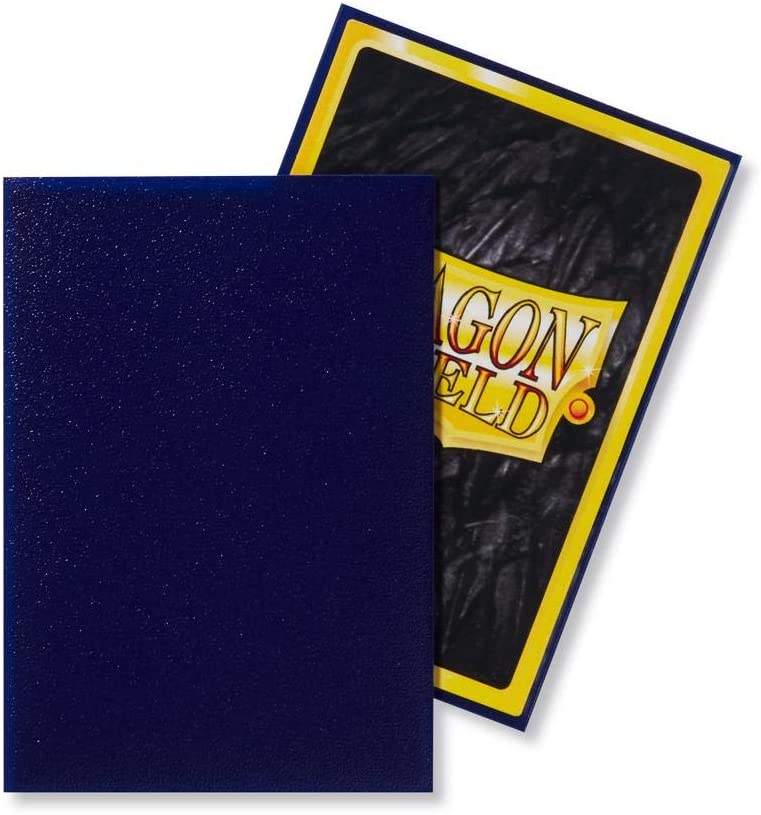 Dragon Shield 60ct Japanese Mini Card Sleeves Display Case (10 Packs) - Matte Night Blue