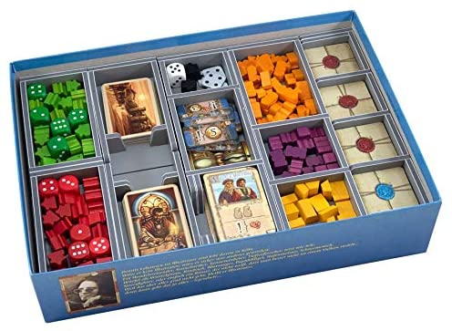 Folded Space Voyages of Marco Polo V2 and Expansions Board Game Box Inserts