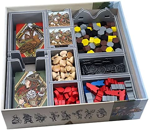 Folded Space Raiders of Scythia Board Game Box Inserts