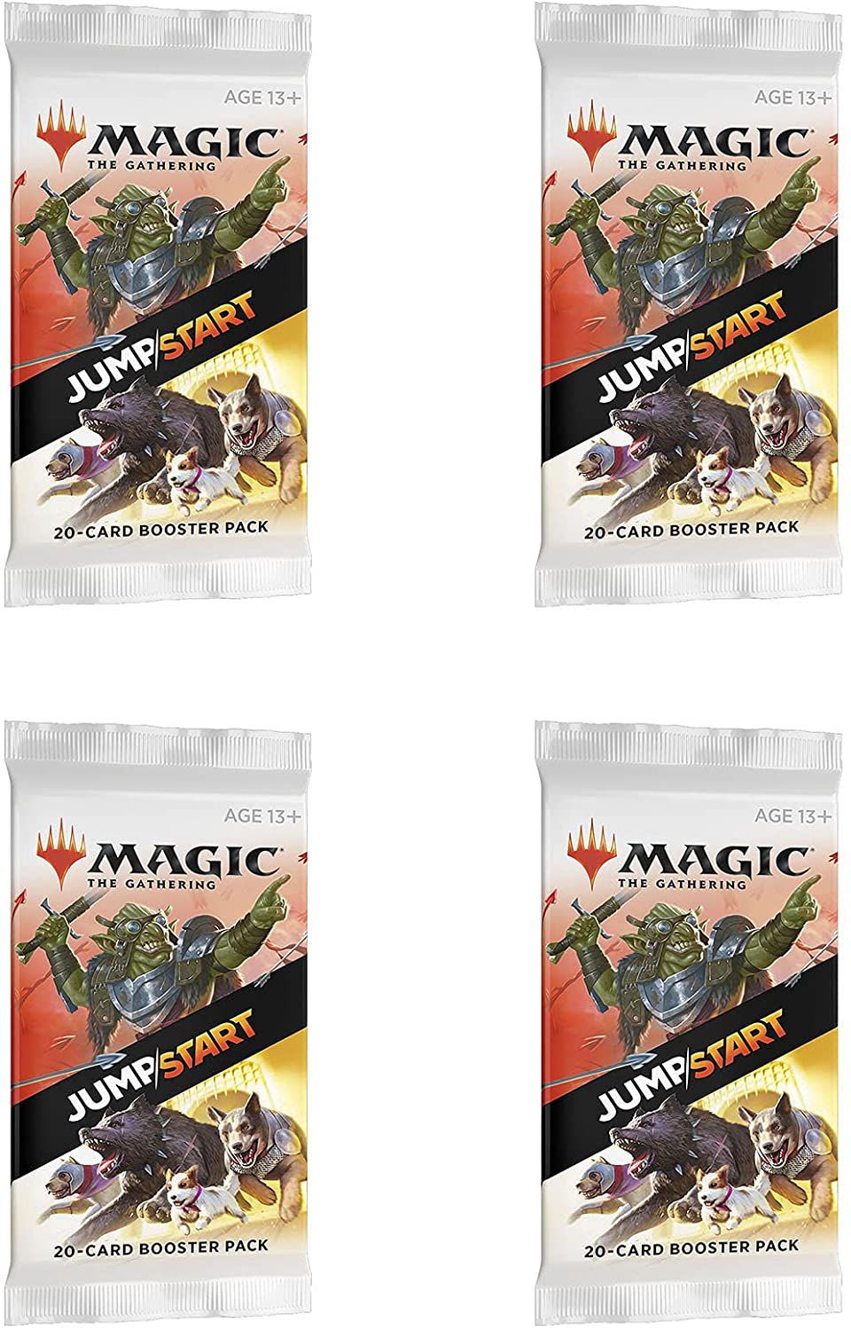 Magic: The Gathering Draft Booster Pack Lot - Jumpstart - 4 Packs
