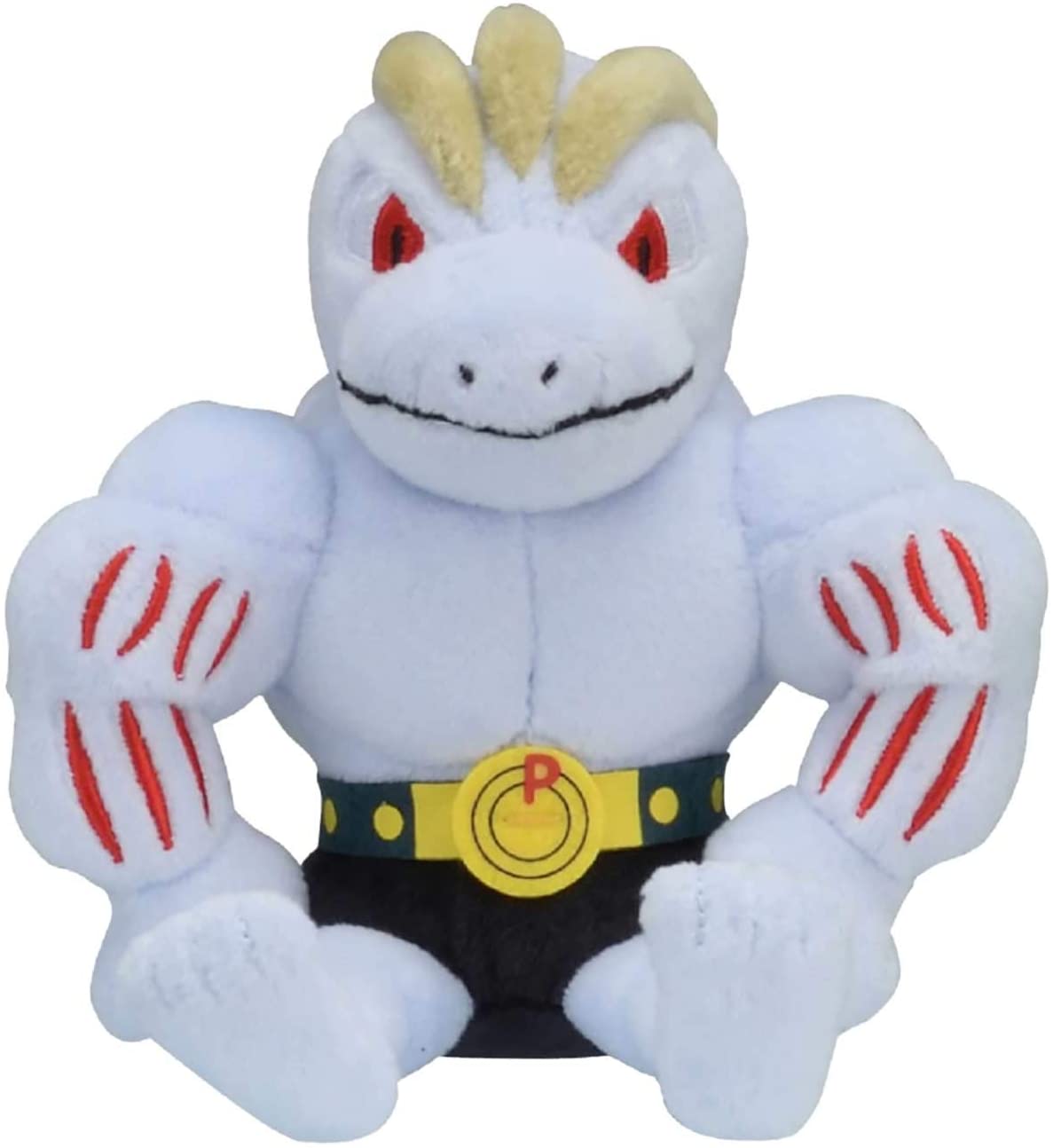 Pokemon Center: Sitting Cuties: Machoke Plush # 67 - Generation 1 - 6 In