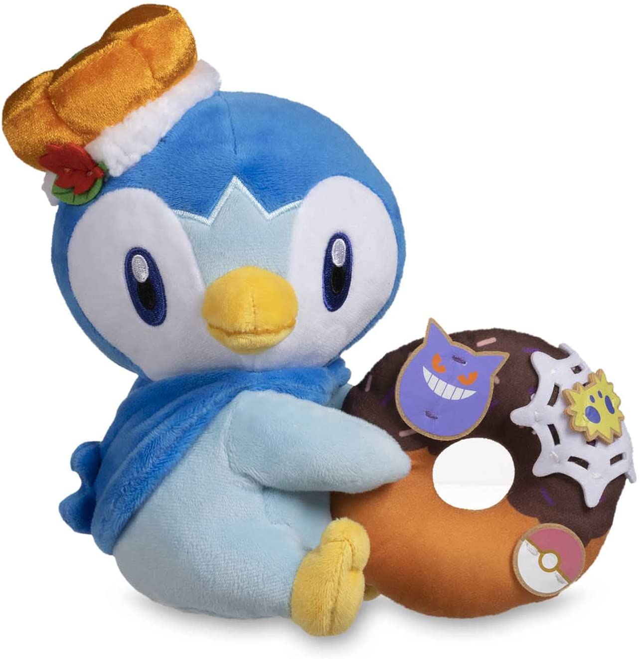Pokemon 8 Inch Poke Plush - Pumpkin Celebration Piplup
