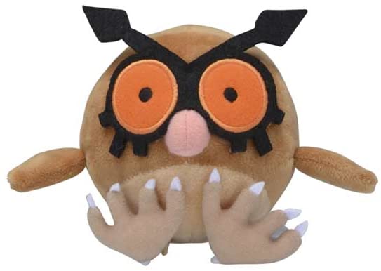 Pokemon 5 Inch Sitting Cuties Plush - Hoothoot