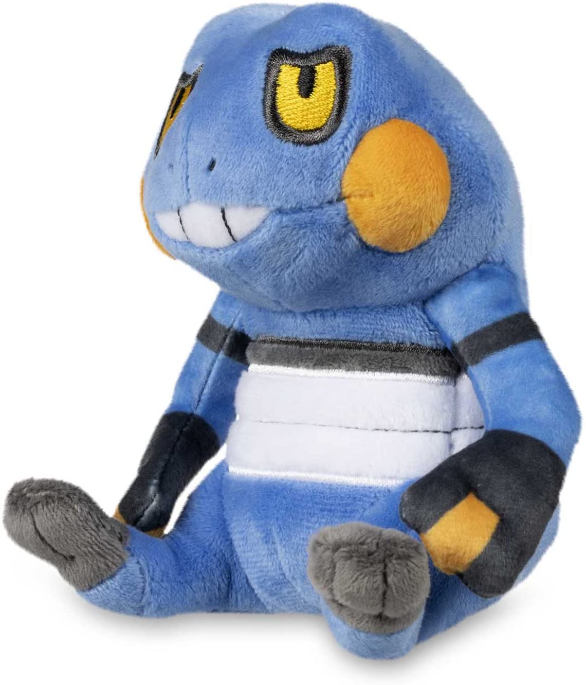 Pokemon Center: Sitting Cuties: Croagunk Plush # 453 - Generation 4 - 6 In