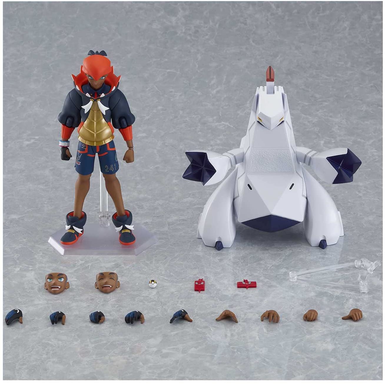 Pokemon Figma Action Figure - Raihan with Duraludon & Rotom Phone