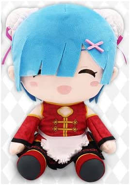 Taito 12 Inch Plush - Re:Zero China Maid Rem (Eyes Closed)